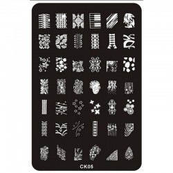 Matrita Stampila unghii #CK05 Matrita stampila unghii